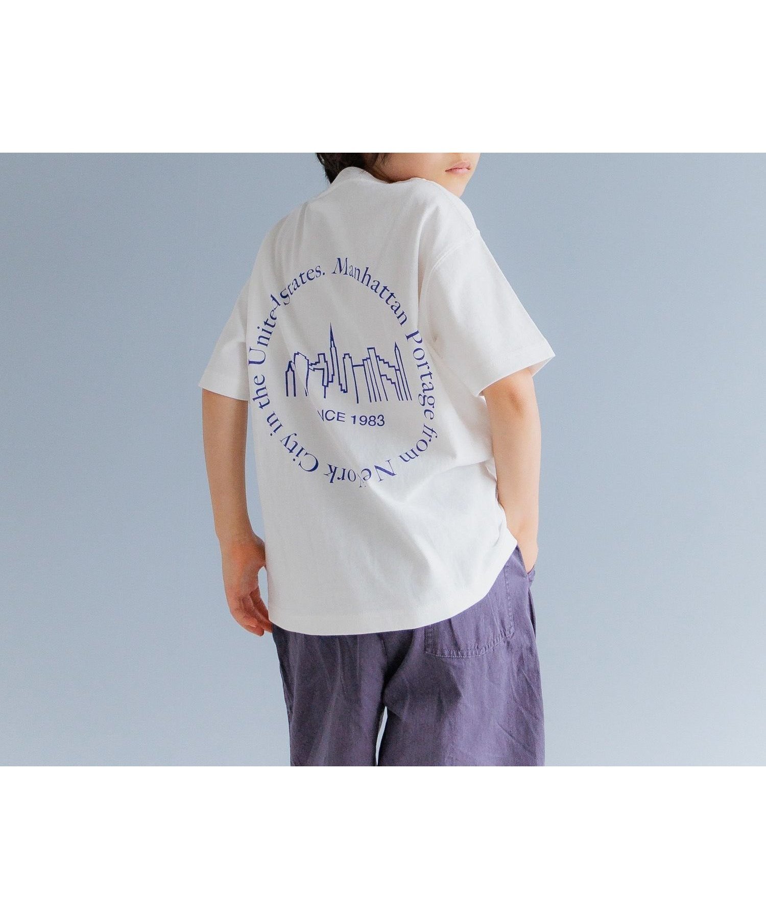【ベイフロー/BAYFLOW / KIDS】の【Manhattan Portage(マンハッタンポーテージ)】別注スカイラインロゴT(KIDS) 人気、トレンドファッション・服の通販 founy(ファニー) 　ファッション　Fashion　キッズファッション　KIDS　クラシック　Classic　シンプル　Simple　ニューヨーク　New York　人気　Popularity　フロント　Front　プリント　Print　ボックス　Box　別注　Special Order　半袖　Short Sleeve　リラックス　Relax　 other-1|ID: prp329100004525921 ipo3291000000032009514
