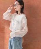 【アーバンリサーチ ロッソ/URBAN RESEARCH ROSSO】のシアーショートブラウス ivory|ID: prp329100004525923 ipo3291000000032009522