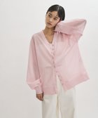 【アダム エ ロペ/ADAM ET ROPE'】の【WEB限定】・【サステナブル】メニーボタンシアーニットカーディガン ピンク(63)|ID: prp329100004525932 ipo3291000000032534867
