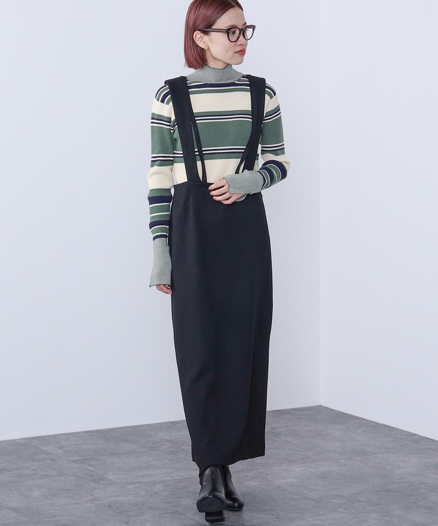 【その他のブランド/Other】のワイドサスペンダー ストレートスカート インテリア・キッズ・メンズ・レディースファッション・服の通販 founy(ファニー) 　ファッション　Fashion　レディースファッション　WOMEN　スカート　Skirt　インナー　Inner　クラシカル　Classical　サスペンダー　Suspenders　シンプル　Simple　ストレート　Straight　フォーマル　Formal　ロング　Long　ワイド　Wide　BLACK|ID: prp329100004525933 ipo3291000000032009562