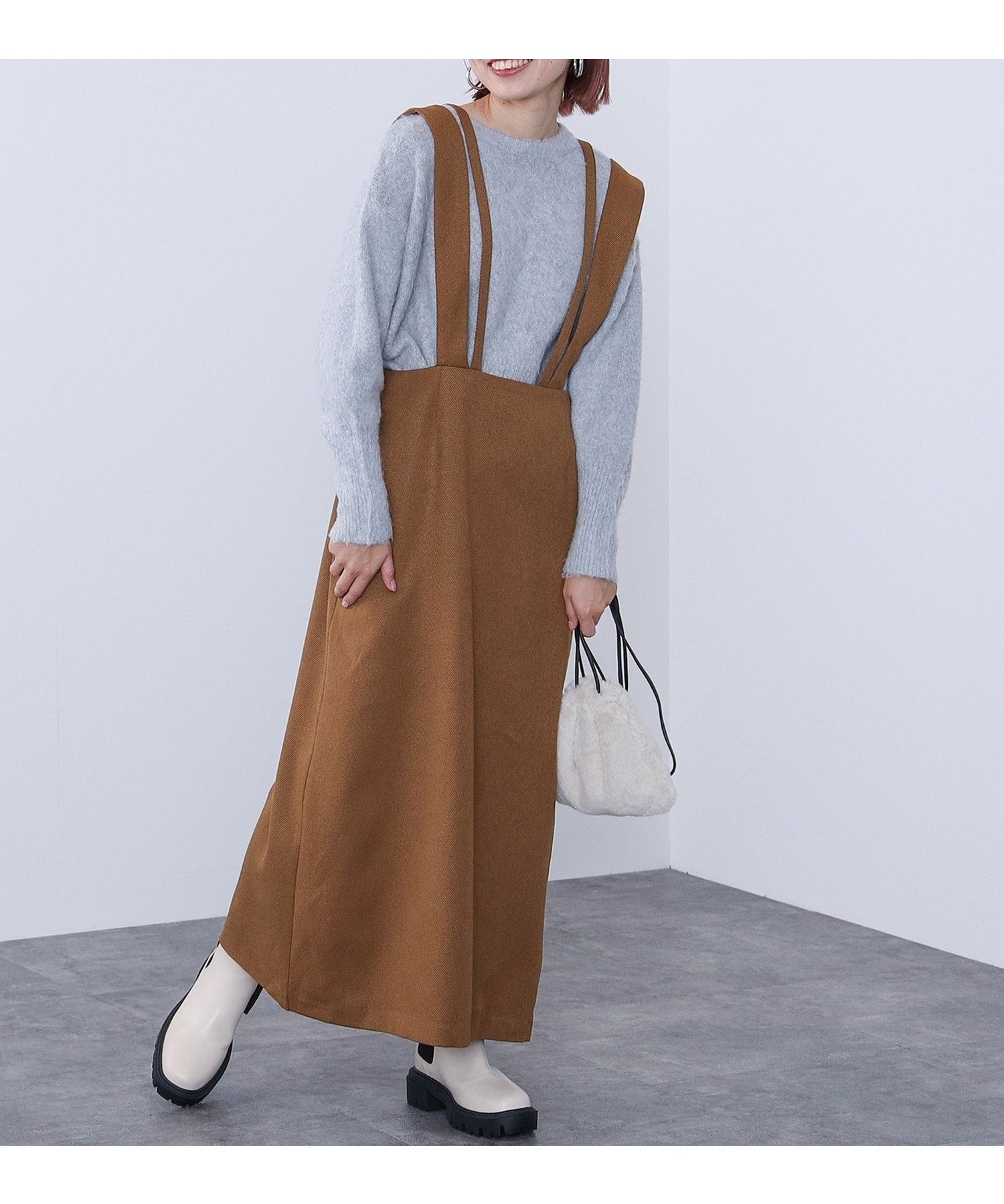 【その他のブランド/Other】のワイドサスペンダー ストレートスカート インテリア・キッズ・メンズ・レディースファッション・服の通販 founy(ファニー) 　ファッション　Fashion　レディースファッション　WOMEN　スカート　Skirt　インナー　Inner　クラシカル　Classical　サスペンダー　Suspenders　シンプル　Simple　ストレート　Straight　フォーマル　Formal　ロング　Long　ワイド　Wide　CAMEL|ID: prp329100004525933 ipo3291000000032009566