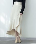 【セゾンドパピヨン/SAISON DE PAPILLON】のラップ風ダブルベルトミモレ丈スカート 人気、トレンドファッション・服の通販 founy(ファニー) ファッション Fashion レディースファッション WOMEN スカート Skirt ベルト Belts おすすめ Recommend アシンメトリー Asymmetry エレガント 上品 Elegant カットソー Cut And Sew ダブル Double フィット Fit ミモレ Mimore ラップ Wrap 楽ちん Easy thumbnail ベージュ|ID: prp329100004525959 ipo3291000000032009645