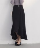 【セゾンドパピヨン/SAISON DE PAPILLON】のラップ風ダブルベルトミモレ丈スカート 人気、トレンドファッション・服の通販 founy(ファニー) ファッション Fashion レディースファッション WOMEN スカート Skirt ベルト Belts おすすめ Recommend アシンメトリー Asymmetry エレガント 上品 Elegant カットソー Cut And Sew ダブル Double フィット Fit ミモレ Mimore ラップ Wrap 楽ちん Easy thumbnail ブラック|ID: prp329100004525959 ipo3291000000032009649