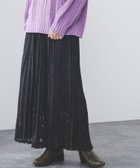 【その他のブランド/Other】のBEAMS HEART / カットジャカード プリーツスカート BLACK|ID: prp329100004525979 ipo3291000000032009736
