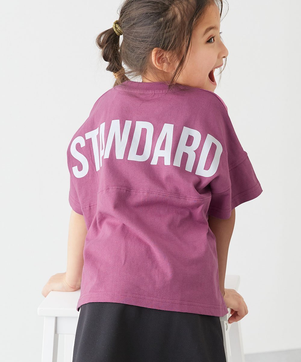 【デビロック/devirock / KIDS】の綿100% 型崩れしにくい STANDARD バックロゴプリント 半袖Tシャツ Tシャツ トップス 25SS インテリア・キッズ・メンズ・レディースファッション・服の通販 founy(ファニー) 　ファッション　Fashion　キッズファッション　KIDS　トップス・カットソー　Tops/Tees/Kids　カラフル　Colorful　ハーフ　Half　プリント　Print　半袖　Short Sleeve　夏　Summer　2025年　2025　2025春夏・S/S　Ss,Spring/Summer,2025　Dグレープ|ID: prp329100004525980 ipo3291000000032009743