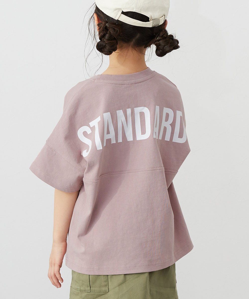 【デビロック/devirock / KIDS】の綿100% 型崩れしにくい STANDARD バックロゴプリント 半袖Tシャツ Tシャツ トップス 25SS インテリア・キッズ・メンズ・レディースファッション・服の通販 founy(ファニー) 　ファッション　Fashion　キッズファッション　KIDS　トップス・カットソー　Tops/Tees/Kids　カラフル　Colorful　ハーフ　Half　プリント　Print　半袖　Short Sleeve　夏　Summer　2025年　2025　2025春夏・S/S　Ss,Spring/Summer,2025　Gラベンダー|ID: prp329100004525980 ipo3291000000032009746
