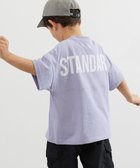 【デビロック/devirock / KIDS】の綿100% 型崩れしにくい STANDARD バックロゴプリント 半袖Tシャツ Tシャツ トップス 25SS Gバイオレット|ID: prp329100004525980 ipo3291000000032009749