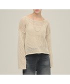 【ジーナシス/JEANASiS】の3G Loose Knit Pullover アイボリー|ID: prp329100004525984 ipo3291000000032009766