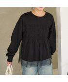 【フリークスストア/FREAK'S STORE】のチュール ギャザー 重ね スウェット【限定展開】 24AW ブラック×ブラック|ID: prp329100004526004 ipo3291000000033569822