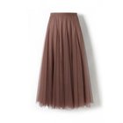 【メゾンドラティール/maison de LATIR】のバルーンスカート 春服 レース チュールロングスカート 人気、トレンドファッション・服の通販 founy(ファニー) ファッション Fashion レディースファッション WOMEN スカート Skirt ロングスカート Long Skirt バルーン Balloon レース Race エレガント 上品 Elegant 春 Spring 結婚式 Wedding Ceremony thumbnail モカ|ID: prp329100004526005 ipo3291000000032009855