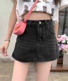 【ミニミニストア/miniministore】のデニムスカパン キュロットスカート韓国風 人気、トレンドファッション・服の通販 founy(ファニー) ファッション Fashion レディースファッション Fashion for Women スカート Skirts キュロットスカート Culottes & Wide-Leg Shorts ショート Short, Short Length ミニスカート Mini Skirt, Short Skirt ロング Long, Long-Length 人気 Popular, Best Seller 台形 A-Line, Trapezoid Shape thumbnail チャコールグレー|ID: prp329100004526010 ipo3291000000033160746