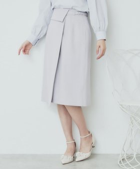 【インデックス/INDEX】のAラインラップスカート【洗濯機洗い可/イージーアイロン/防シワ】 人気、トレンドファッション・服の通販 founy(ファニー) ファッション Fashion レディースファッション WOMEN スカート Skirt ストレッチ Stretch フィット Fit フロント Front ポケット Pocket ラップ Wrap エレガント 上品 Elegant |ID:prp329100004526014
