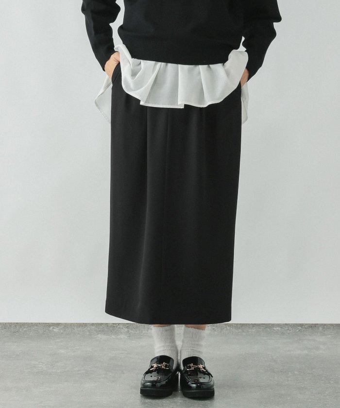 【グローバルワーク/GLOBAL WORK】のリラックススマートIラインスカート/253470 インテリア・キッズ・メンズ・レディースファッション・服の通販 founy(ファニー) https://founy.com/ ファッション Fashion レディースファッション WOMEN スカート Skirt ジャケット Jacket ストレッチ Stretch デニム Denim フロント Front 人気 Popularity 長袖 Long Sleeve |ID: prp329100004526019 ipo3291000000032009924