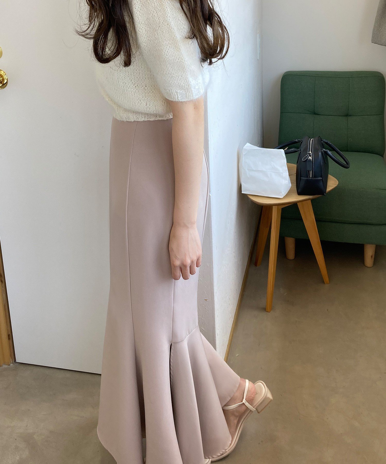 【ジュノア/JUNOAH】のスリットマーメイドロングスカート薄手伸縮 人気、トレンドファッション・服の通販 founy(ファニー) 　ファッション　Fashion　レディースファッション　WOMEN　スカート　Skirt　ロングスカート　Long Skirt　 other-1|ID: prp329100004526026 ipo3291000000032009949