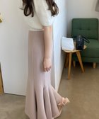 【ジュノア/JUNOAH】のスリットマーメイドロングスカート薄手伸縮 人気、トレンドファッション・服の通販 founy(ファニー) ファッション Fashion レディースファッション WOMEN スカート Skirt ロングスカート Long Skirt thumbnail ベージュ|ID: prp329100004526026 ipo3291000000032009951