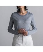 【メイソングレイ/MAYSON GREY】のチュール使いラメリブロングTシャツ≪手洗い可能≫ 人気、トレンドファッション・服の通販 founy(ファニー) ファッション Fashion レディースファッション WOMEN トップス・カットソー Tops/Tshirt シャツ/ブラウス Shirts/Blouses ロング / Tシャツ T-Shirts インナー Inner コンパクト Compact サロペット Overalls スリット Slit チュール Tulle thumbnail ライトグレー|ID: prp329100004526027 ipo3291000000032009970