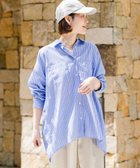 【アーバンリサーチ ロッソ/URBAN RESEARCH ROSSO】の『UR TECH』F by ROSSO イージーリネンオーバーシャツ BLUE ST|ID: prp329100004526044 ipo3291000000032010050