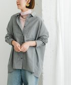 【アーバンリサーチ ロッソ/URBAN RESEARCH ROSSO】の『UR TECH』F by ROSSO イージーリネンオーバーシャツ GRAY|ID: prp329100004526044 ipo3291000000032010051