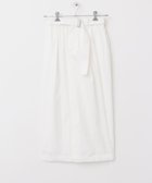 【アーバンリサーチ ロッソ/URBAN RESEARCH ROSSO】のベルト付スカート white|ID: prp329100004526046 ipo3291000000032010056