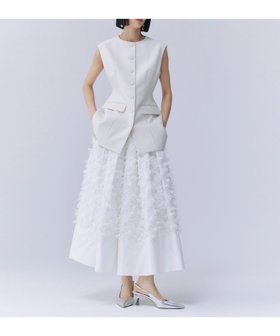 【エイミーイストワール/eimy istoire】のリボンクロスフレアスカート 人気、トレンドファッション・服の通販 founy(ファニー) ファッション Fashion レディースファッション WOMEN スカート Skirt Aライン/フレアスカート Flared A-Line Skirts 春 Spring カットソー Cut And Sew コンパクト Compact シンプル Simple スニーカー Sneakers ダウン Down バランス Balance フレア Flare モチーフ Motif リボン Ribbon ロング Long おすすめ Recommend エレガント 上品 Elegant |ID:prp329100004526053