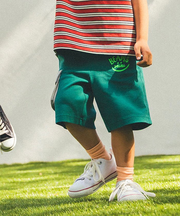 【ビームス ミニ/BEAMS mini / KIDS】のリップル スマイル ショートパンツ 2025SS(90~150cm) インテリア・キッズ・メンズ・レディースファッション・服の通販 founy(ファニー) https://founy.com/ ファッション Fashion キッズファッション Fashion for Kids ボトムス Bottoms 2025年 2025 2025春夏・S/S Spring/Summer 2025 SS25 ショート Short, Short Length プリント Print, Printed Pattern ポケット Pocket, Pocket Detail |ID: prp329100004526058 ipo3291000000033447808