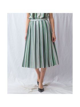【ナラ カミーチェ/NARACAMICIE】のマルチストライププリーツスカート 人気、トレンドファッション・服の通販 founy(ファニー) ファッション Fashion レディースファッション WOMEN スカート Skirt プリーツスカート Pleated Skirts ストライプ Stripe プリーツ Pleats ランダム Random エレガント 上品 Elegant 定番 Standard |ID:prp329100004526063