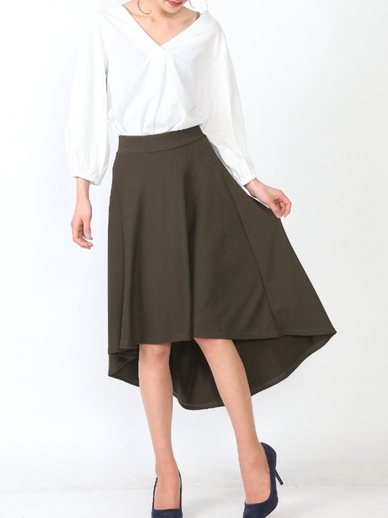 【その他のブランド/Other】のイレギュラーヘムフレアスカート 人気、トレンドファッション・服の通販 founy(ファニー) 　ファッション　Fashion　レディースファッション　WOMEN　スカート　Skirt　Aライン/フレアスカート　Flared A-Line Skirts　デニム　Denim　ポケット　Pocket　 other-1|ID: prp329100004526071 ipo3291000000032010146
