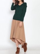 【その他のブランド/Other】のイレギュラーヘムフレアスカート キャメル|ID: prp329100004526071 ipo3291000000032010150