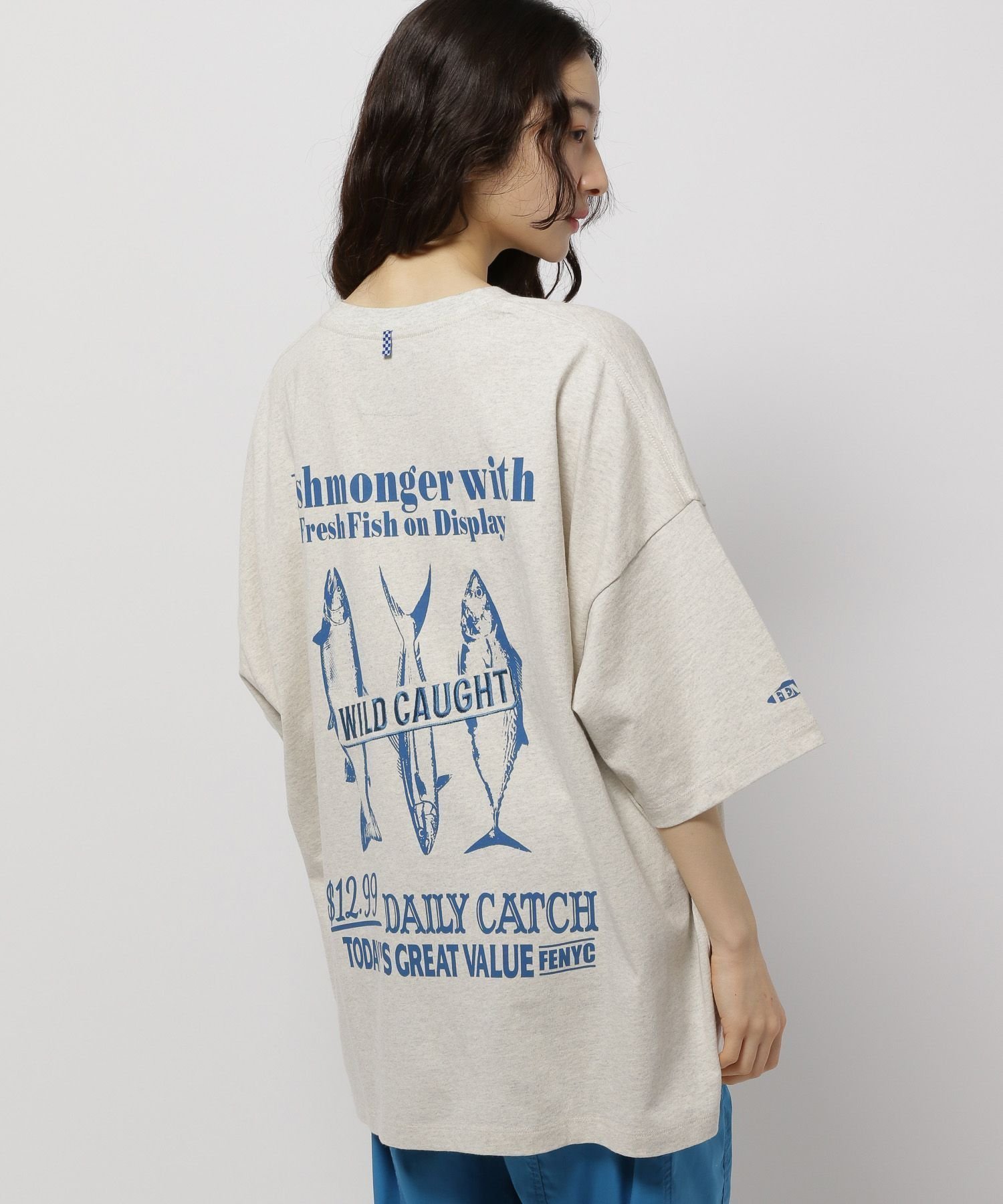 【ニコアンド/niko and】の【Fishs Eddy(フィッシュエディ)】Tシャツ【UNISEX】 インテリア・キッズ・メンズ・レディースファッション・服の通販 founy(ファニー) 　ファッション　Fashion　レディースファッション　WOMEN　トップス・カットソー　Tops/Tshirt　シャツ/ブラウス　Shirts/Blouses　ロング / Tシャツ　T-Shirts　ユニセックス　Unisex　カットソー　Cut And Sew　ニューヨーク　New York　プリント　Print　夏　Summer　ライトグレー|ID: prp329100004526084 ipo3291000000032010219