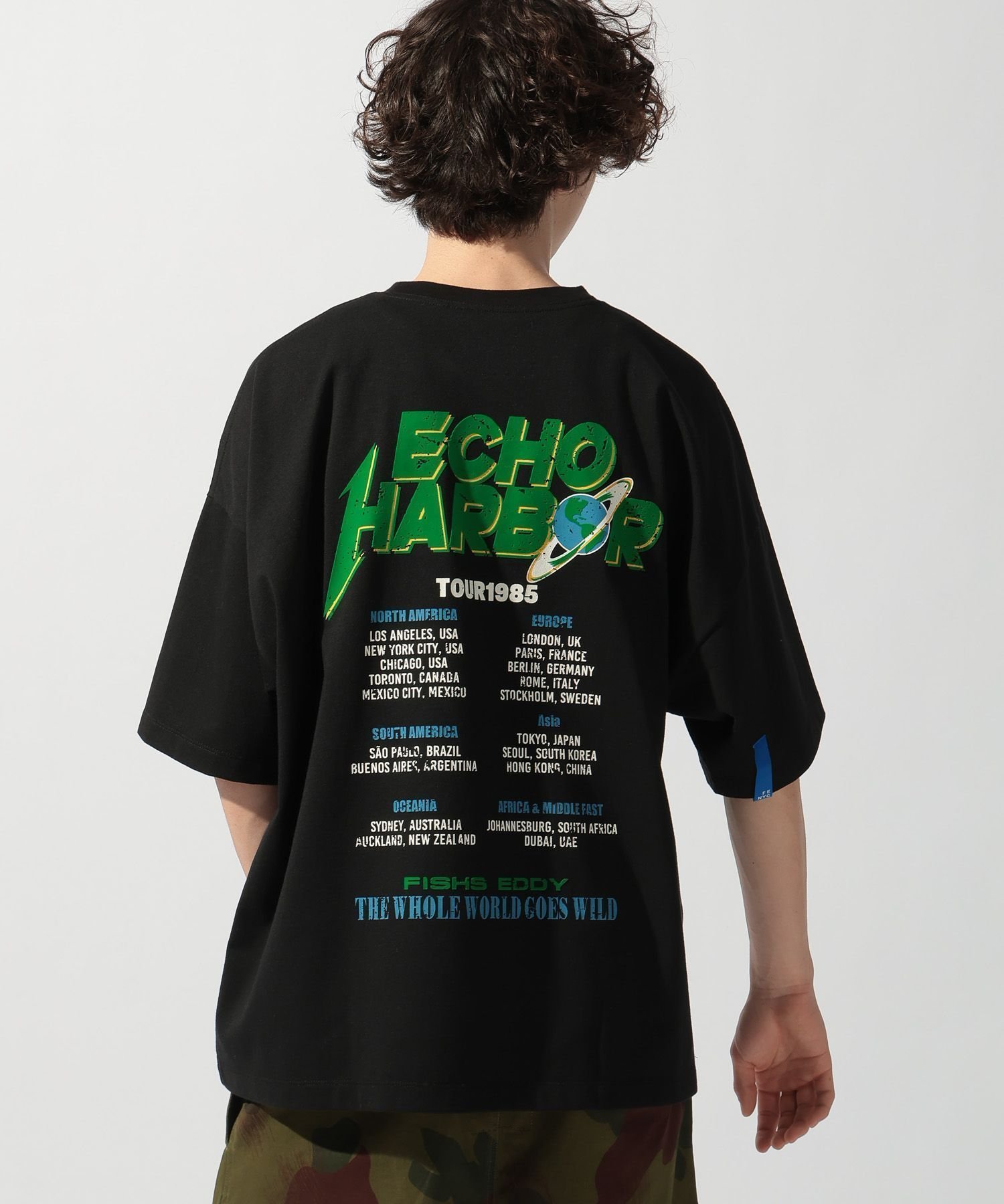 【ニコアンド/niko and】の【Fishs Eddy(フィッシュエディ)】Tシャツ【UNISEX】 インテリア・キッズ・メンズ・レディースファッション・服の通販 founy(ファニー) 　ファッション　Fashion　レディースファッション　WOMEN　トップス・カットソー　Tops/Tshirt　シャツ/ブラウス　Shirts/Blouses　ロング / Tシャツ　T-Shirts　ユニセックス　Unisex　カットソー　Cut And Sew　ニューヨーク　New York　プリント　Print　夏　Summer　ブラック|ID: prp329100004526084 ipo3291000000032010220