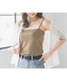 【グローバルワーク/GLOBAL WORK】の吉高由里子さん着用/Wingコラボ/Fffit エフィット/カップ付きキャミ/291149 ブラウン54|ID:prp329100004526107