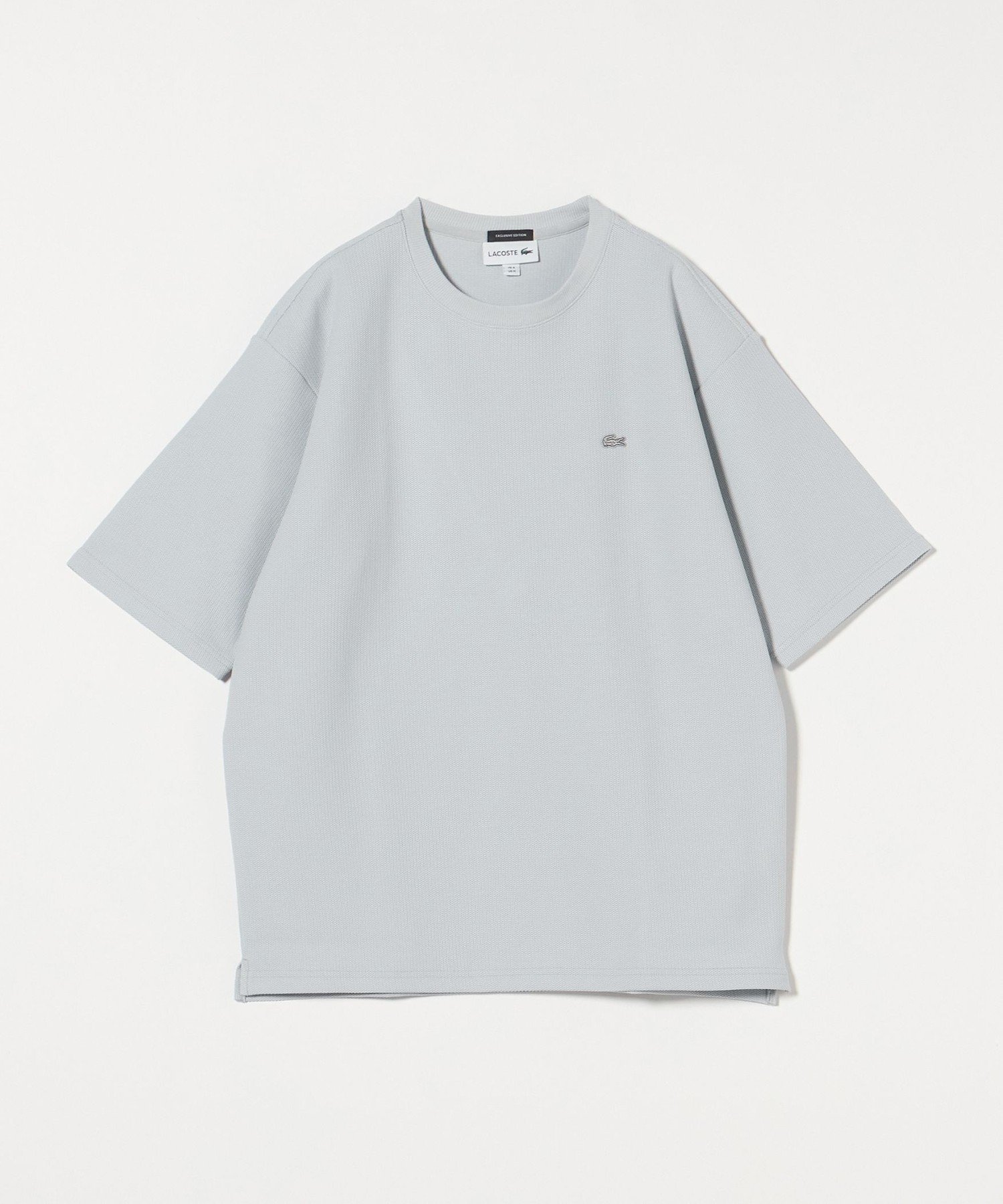 【ビューティ&ユース ユナイテッドアローズ/BEAUTY&YOUTH / UNITED ARROWS / MEN】のLACOSTE for BEAUTY YOUTH 1トーン ショートスリーブ Tシャツ インテリア・キッズ・メンズ・レディースファッション・服の通販 founy(ファニー) 　ファッション　Fashion　メンズファッション　Fashion for Men　おすすめ　Recommended / Our Picks　ショーツ　Shorts, Short Pants　ショート　Short, Short Length　スリーブ　Sleeve, Long Sleeve / Short Sleeve　セットアップ　Set-Up, Coordinated Outfit　ポロシャツ　Polo Shirt, Collared Tee　ラッセル　Raschel, Raschel Lace　エレガント 上品　Elegant　人気　Popular, Best Seller　今季　This Season, Current Season　別注　Limited Edition, Custom Order　定番　Standard, Basic Item　日本製　Made In Japan　LT.GRAY|ID: prp329100004526116 ipo3291000000032730783