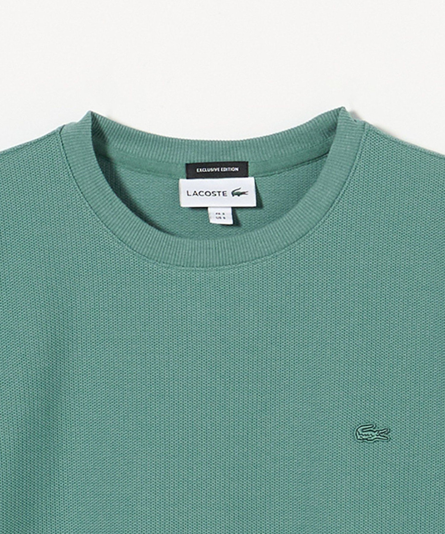【ビューティ&ユース ユナイテッドアローズ/BEAUTY&YOUTH / UNITED ARROWS / MEN】のLACOSTE for BEAUTY YOUTH 1トーン ショートスリーブ Tシャツ インテリア・キッズ・メンズ・レディースファッション・服の通販 founy(ファニー) 　ファッション　Fashion　メンズファッション　Fashion for Men　おすすめ　Recommended / Our Picks　ショーツ　Shorts, Short Pants　ショート　Short, Short Length　スリーブ　Sleeve, Long Sleeve / Short Sleeve　セットアップ　Set-Up, Coordinated Outfit　ポロシャツ　Polo Shirt, Collared Tee　ラッセル　Raschel, Raschel Lace　エレガント 上品　Elegant　人気　Popular, Best Seller　今季　This Season, Current Season　別注　Limited Edition, Custom Order　定番　Standard, Basic Item　日本製　Made In Japan　LIME|ID: prp329100004526116 ipo3291000000032730787
