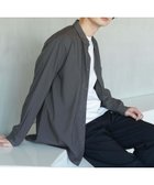 【グローバルワーク/GLOBAL WORK / MEN】のサラサマレギュラーシャツ/長袖/234563 チャコール18|ID: prp329100004526127 ipo3291000000033560166