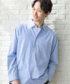【グローバルワーク/GLOBAL WORK / MEN】のサラサマレギュラーシャツ/長袖/234563 ライトブルー×ピンストライプ80|ID: prp329100004526127 ipo3291000000033560170