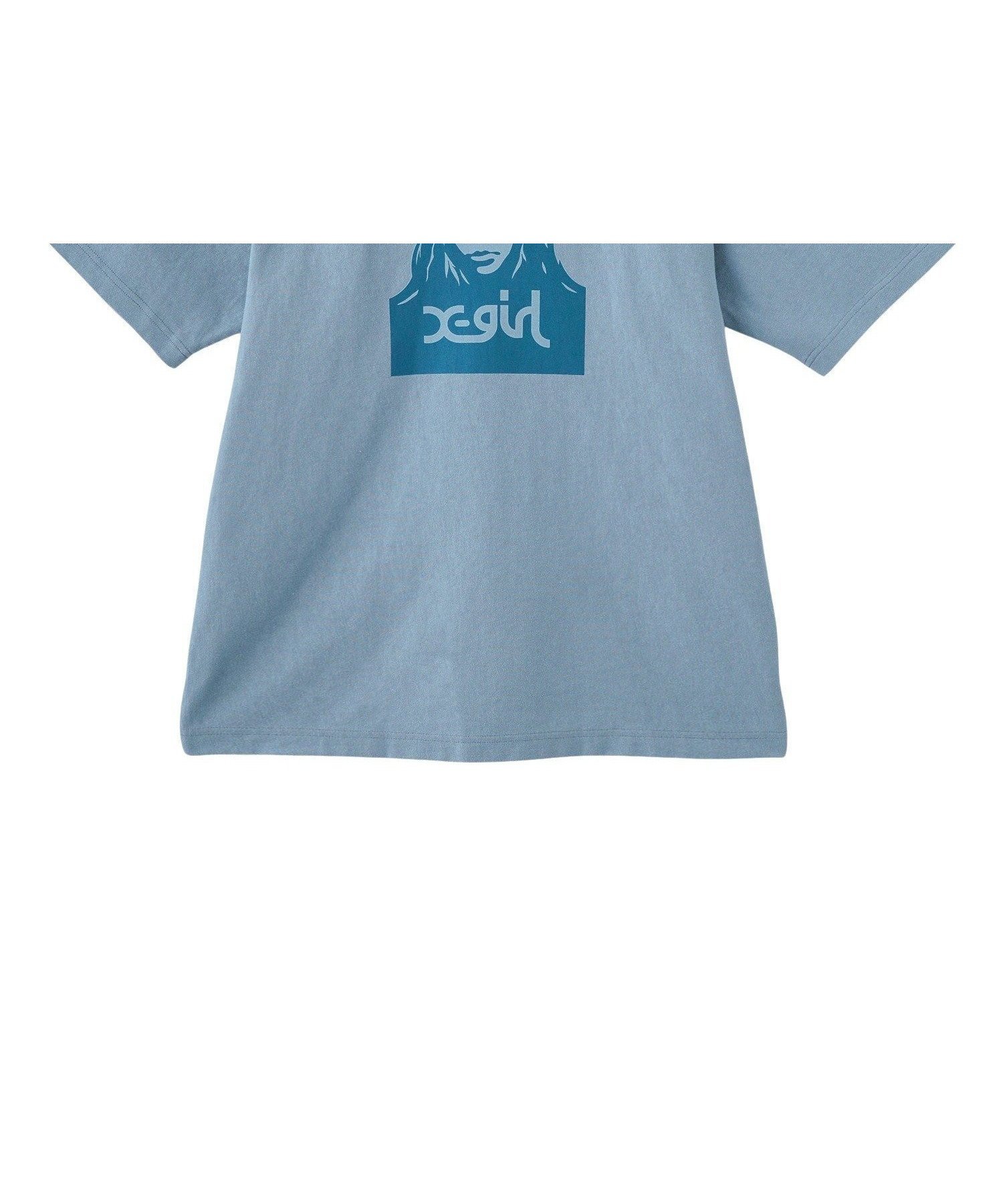 【エックスガール/X-girl】のX-girl/Champion RW FACE SS T インテリア・キッズ・メンズ・レディースファッション・服の通販 founy(ファニー) 　ファッション　Fashion　レディースファッション　WOMEN　グラフィック　Graphic　ショルダー　Shoulder　ドロップ　Drop　フロント　Front　プリント　Print　ベーシック　Basic　ワンポイント　One Point　半袖　Short Sleeve　夏　Summer　春　Spring　S/S・春夏　Ss・Spring/Summer　LtBLUE|ID: prp329100004526134 ipo3291000000032256726