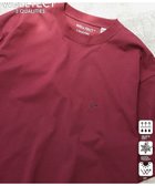 【コーエン メン/COEN / MEN】の【WELLTECT】ワンポイント刺繍Tシャツ 人気、トレンドファッション・服の通販 founy(ファニー) ファッション Fashion メンズファッション MEN インナー Inner カーディガン Cardigan 吸水 Water Absorption シンプル Simple ジャケット Jacket ビッグ Big 無地 Plain Color ロング Long ワンポイント One Point おすすめ Recommend 夏 Summer thumbnail WINE|ID: prp329100004526136 ipo3291000000032010456