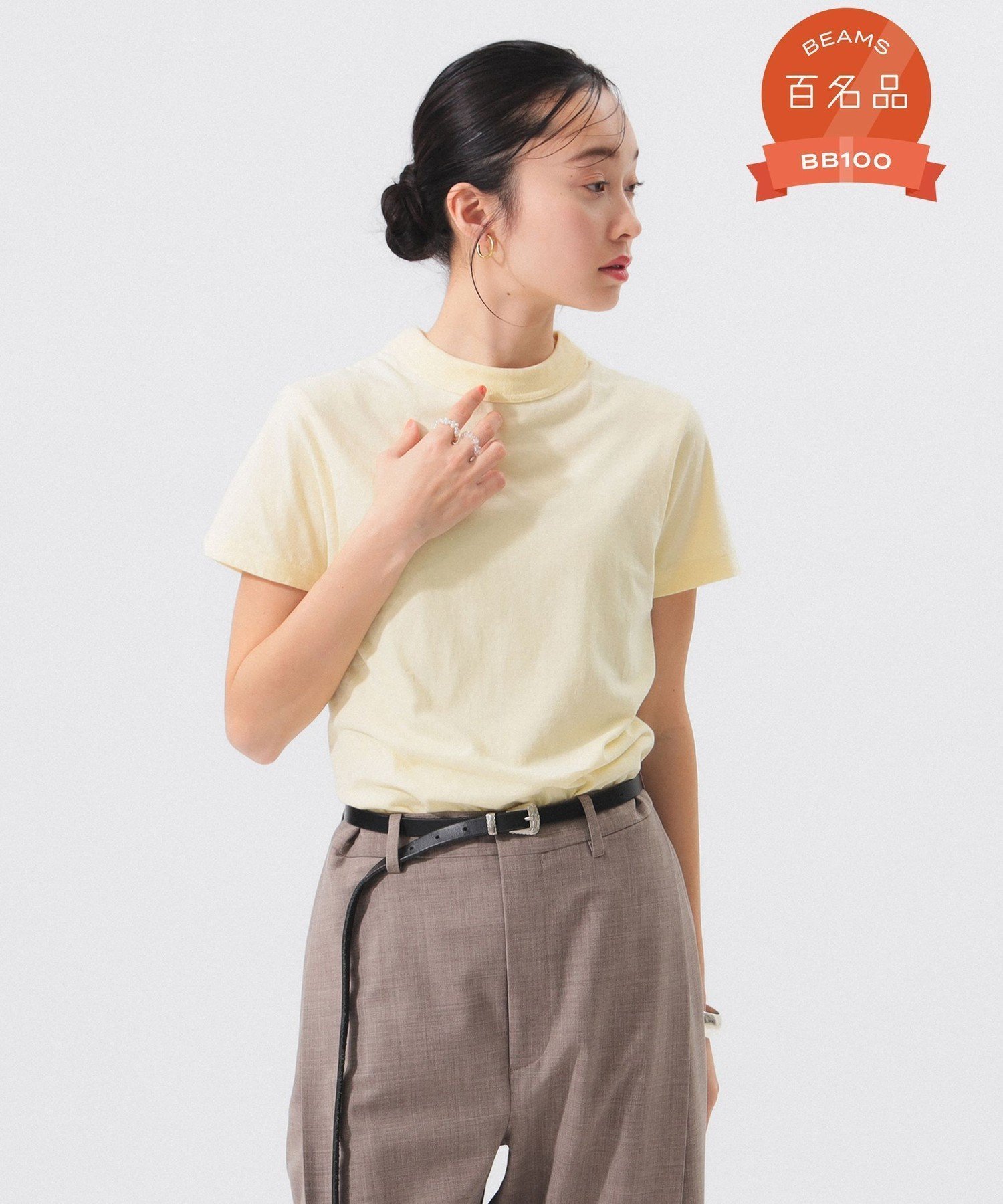 【ビームス ウイメン/BEAMS】のボーイ ベーシック Tシャツ 25SS 定番人気 イージーケア 通年 着回し インテリア・キッズ・メンズ・レディースファッション・服の通販 founy(ファニー) 　ファッション　Fashion　レディースファッション　Ladies' Fashion Online　トップス・カットソー　Tops/Tshirt　シャツ/ブラウス　Shirts/Blouses　ロング / Tシャツ　T-Shirts　2025年　2025　2025春夏・S/S　Ss,Spring/Summer,2025　おすすめ　Recommend　インナー　Inner　シンプル　Simple　フィット　Fit　ベーシック　Basic　人気　Popularity　定番　Standard　L.YELLOW|ID: prp329100004526138 ipo3291000000032607511