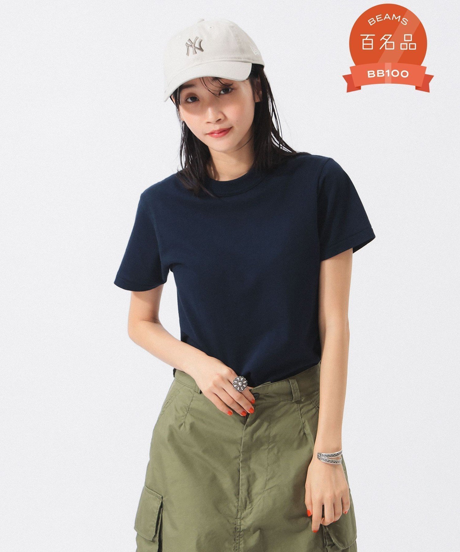 【ビームス ウイメン/BEAMS】のボーイ ベーシック Tシャツ 25SS 定番人気 イージーケア 通年 着回し インテリア・キッズ・メンズ・レディースファッション・服の通販 founy(ファニー) 　ファッション　Fashion　レディースファッション　Ladies' Fashion Online　トップス・カットソー　Tops/Tshirt　シャツ/ブラウス　Shirts/Blouses　ロング / Tシャツ　T-Shirts　2025年　2025　2025春夏・S/S　Ss,Spring/Summer,2025　おすすめ　Recommend　インナー　Inner　シンプル　Simple　フィット　Fit　ベーシック　Basic　人気　Popularity　定番　Standard　NAVY|ID: prp329100004526138 ipo3291000000032607514