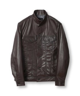 【メンズビギトーキョー/Men's Bigi / MEN】のシープレザーアンティークムラ加工トラッカージャケット 人気、トレンドファッション・服の通販 founy(ファニー) ファッション Fashion メンズファッション MEN ヴィンテージ Vintage スタイリッシュ Stylish スマート Smart フィット Fit ブルゾン Blouson モダン Modern エレガント 上品 Elegant |ID:prp329100004526139