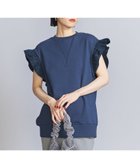 【その他のブランド/Other】のスウェット フリル ノースリーブ トップス NAVY|ID: prp329100004526142 ipo3291000000032642333