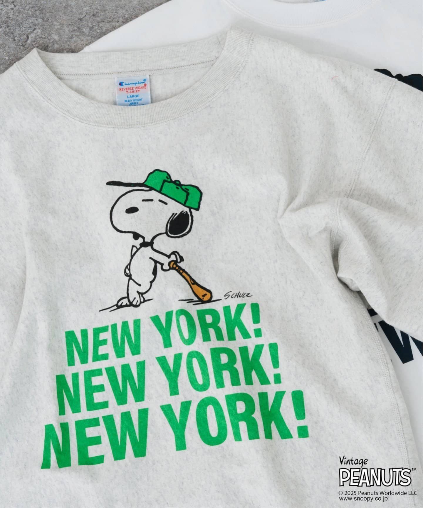 【スピック&スパン/Spick & Span】のChampion/チャンピオン SNOOPY NEWYORK TSH インテリア・キッズ・メンズ・レディースファッション・服の通販 founy(ファニー) 　ファッション　Fashion　レディースファッション　WOMEN　ナチュラル|ID: prp329100004526151 ipo3291000000032010526