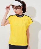 【ジュンアンドロペ/JUN&ROPE】の【UVカット】【接触冷感】タック使いリボンモック半袖プルオーバー 人気、トレンドファッション・服の通販 founy(ファニー) ファッション Fashion レディースファッション WOMEN トップス・カットソー Tops/Tshirt プルオーバー Pullover イエロー Yellow 吸水 Water Absorption スリーブ Sleeve フレンチ French ポケット Pocket 半袖 Short Sleeve モノトーン Monotone リボン Ribbon 夏 Summer エレガント 上品 Elegant ゴルフ Golf thumbnail イエロー(80)|ID: prp329100004526155 ipo3291000000032010550