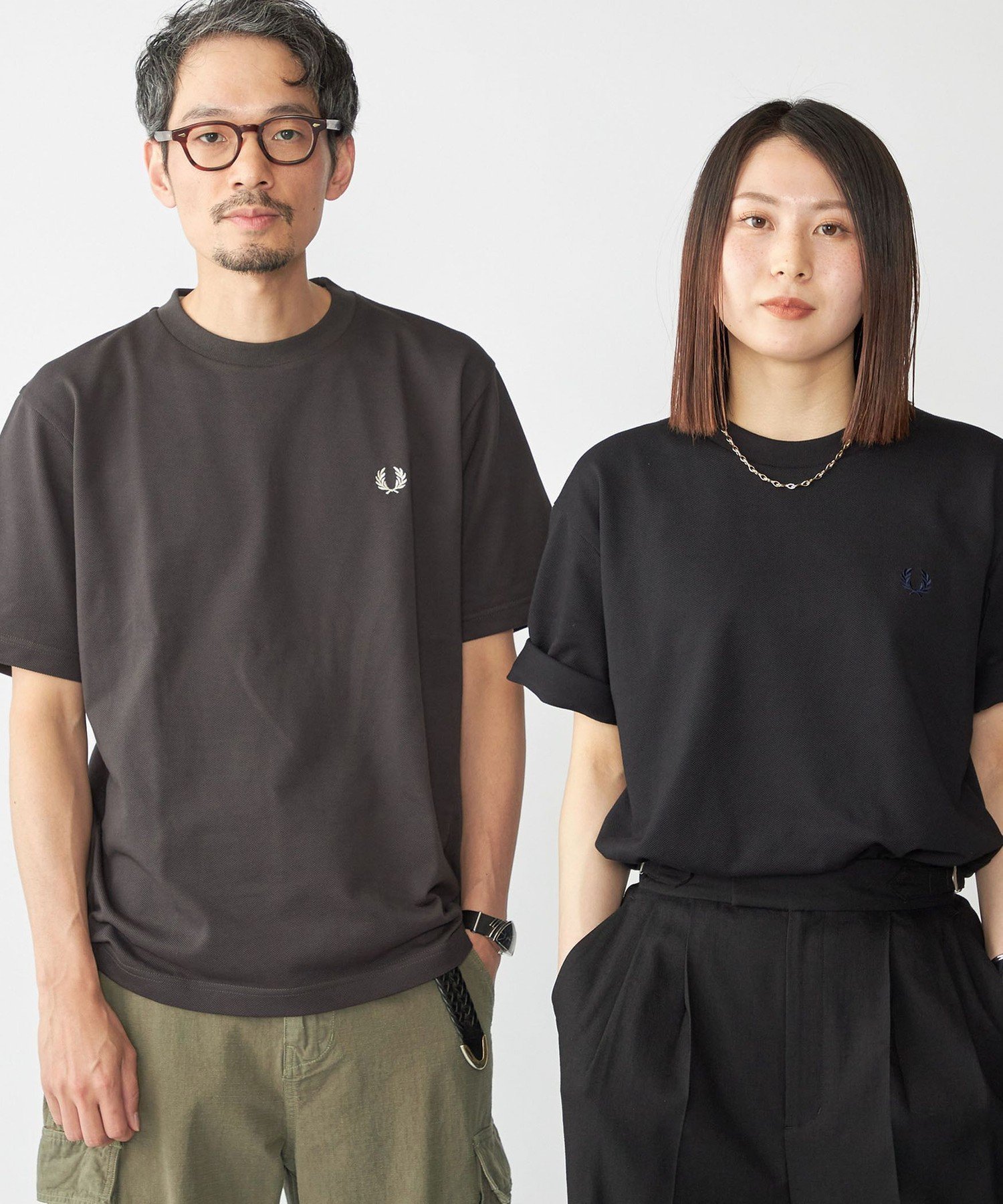 【シップス/SHIPS / MEN】の【SHIPS別注】FRED PERRY COOLMAX 鹿の子 ワンポイント ロゴ Tシャツ 25SS インテリア・キッズ・メンズ・レディースファッション・服の通販 founy(ファニー) 　ファッション　Fashion　メンズファッション　Fashion for Men　インナー　Innerwear　吸水　Absorbent, Quick-Dry　鹿の子　Piqué, Kanoko Fabric　スタイリッシュ　Stylish, Fashionable　ベスト　Vest, Waistcoat　ポロシャツ　Polo Shirt, Collared Tee　別注　Limited Edition, Custom Order　ミックス　Mix, Mixed Style　ロンドン　London Style, British Inspired　ワンポイント　One Point, Statement Accent　エレガント 上品　Elegant　2025年　2025　2025春夏・S/S　Spring/Summer 2025 SS25　ブラック|ID: prp329100004526159 ipo3291000000032506888