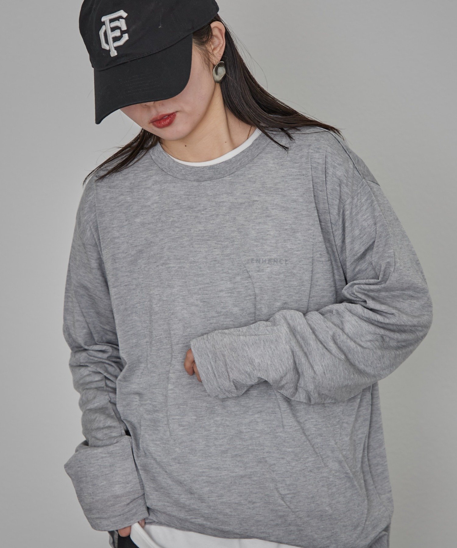【チャオパニックティピー/CIAOPANIC TYPY】の【Franklin Climbing】メリノウールロングスリーブTシャツ インテリア・キッズ・メンズ・レディースファッション・服の通販 founy(ファニー) 　ファッション　Fashion　レディースファッション　Ladies' Fashion Online　トップス・カットソー　Tops/Tshirt　シャツ/ブラウス　Shirts/Blouses　ロング / Tシャツ　T-Shirts　アウトドア　Outdoor　インナー　Inner　ウォッシャブル　Washable　クラシック　Classic　吸水　Water Absorption　シンプル　Simple　スタンダード　Standard　スニーカー　Sneakers　スリーブ　Sleeve　半袖　Short Sleeve　ランニング　Running　ロング　Long　おすすめ　Recommend　エレガント 上品　Elegant　グレー|ID: prp329100004526164 ipo3291000000032671111