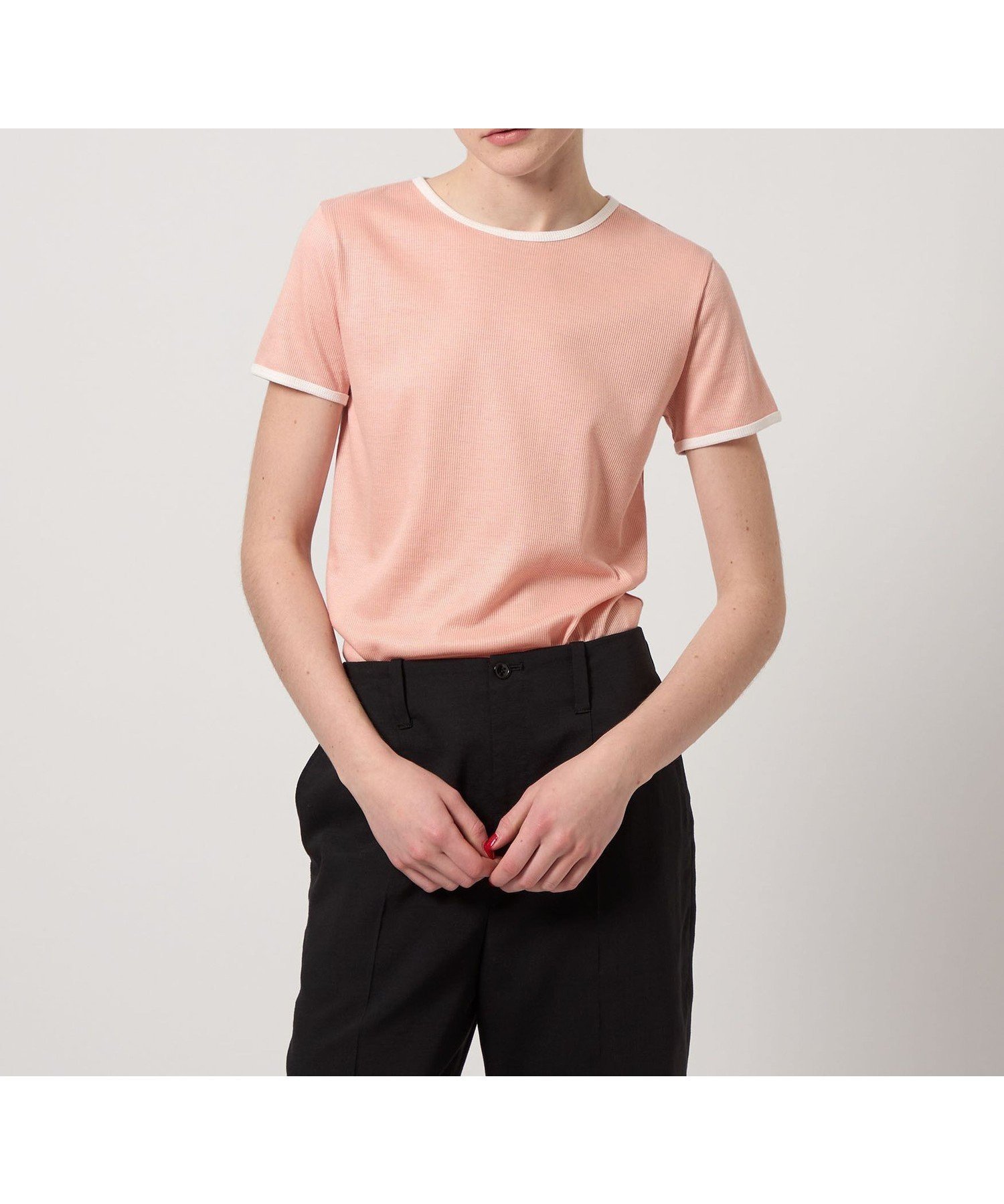 【ビューティ&ユース ユナイテッドアローズ/BEAUTY&YOUTH / UNITED ARROWS】のSteven Alan リンガー Tシャツ インテリア・キッズ・メンズ・レディースファッション・服の通販 founy(ファニー) 　ファッション　Fashion　レディースファッション　WOMEN　トップス・カットソー　Tops/Tshirt　シャツ/ブラウス　Shirts/Blouses　ロング / Tシャツ　T-Shirts　おすすめ　Recommend　タンク　Tank　テレコ　Tereko　エレガント 上品　Elegant　LT.PINK|ID: prp329100004526173 ipo3291000000032502659