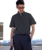 【シップス/SHIPS / MEN】の【WEB限定】SHIPS 吸水速乾・UVケア Drymixワンポイントロゴ ボタンダウン ポロシャツ ダークグレー|ID: prp329100004526175 ipo3291000000032010659