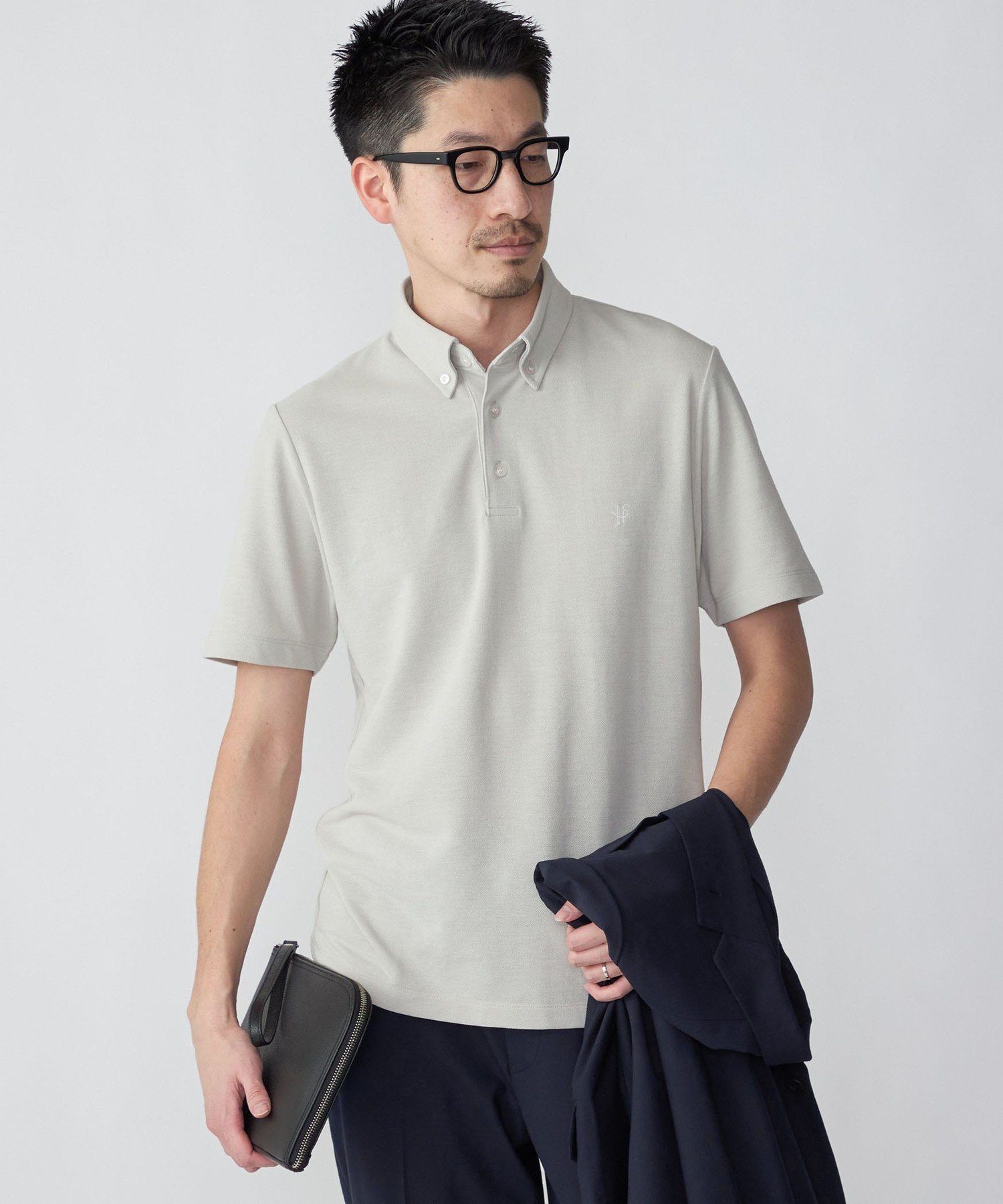 【シップス/SHIPS / MEN】の【WEB限定】SHIPS 吸水速乾・UVケア Drymixワンポイントロゴ ボタンダウン ポロシャツ インテリア・キッズ・メンズ・レディースファッション・服の通販 founy(ファニー) 　ファッション　Fashion　メンズファッション　Fashion for Men　インナー　Innerwear　吸水　Absorbent, Quick-Dry　ジャケット　Jacket, Outerwear　スタイリッシュ　Stylish, Fashionable　ダウン　Down, Puffer　定番　Standard, Basic Item　ポロシャツ　Polo Shirt, Collared Tee　ラグジュアリー　Luxury, Elegant　レギュラー　Regular, Standard Fit　ワンポイント　One Point, Statement Accent　夏　Summer　ビジネス 仕事 通勤　Business / Work / Commuting　ベージュ|ID: prp329100004526175 ipo3291000000032010661