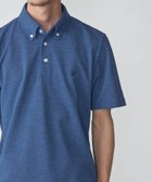【シップス/SHIPS / MEN】の【WEB限定】SHIPS 吸水速乾・UVケア Drymixワンポイントロゴ ボタンダウン ポロシャツ ブルー|ID: prp329100004526175 ipo3291000000032010663
