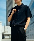 【シップス/SHIPS / MEN】の【WEB限定】SHIPS 吸水速乾・UVケア Drymixワンポイントロゴ ボタンダウン ポロシャツ ブラック|ID: prp329100004526175 ipo3291000000033508655